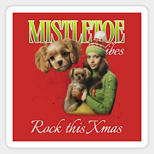 Funny Christmas Party Shirt Mistletoe Magnet